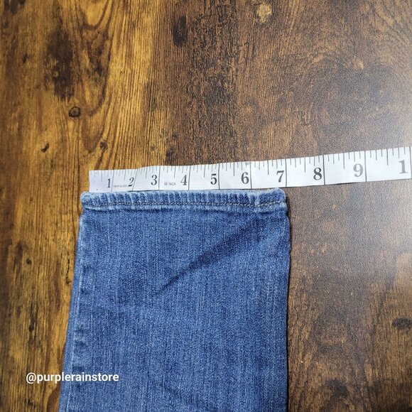 Vtg Levi's Jeans 10 Bold Curve Capri Mid Rise Medium Light Wash Stretch Denim - Picture 10 of 12